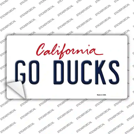 Go Ducks Novelty Sticker Decal Small