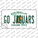 Go Jaguars Novelty Sticker Decal Small