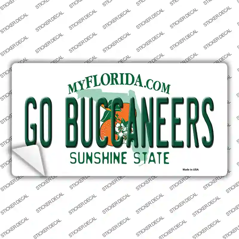 Go Buccaneers Novelty Sticker Decal Small