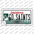 Go Saints Novelty Sticker Decal Small