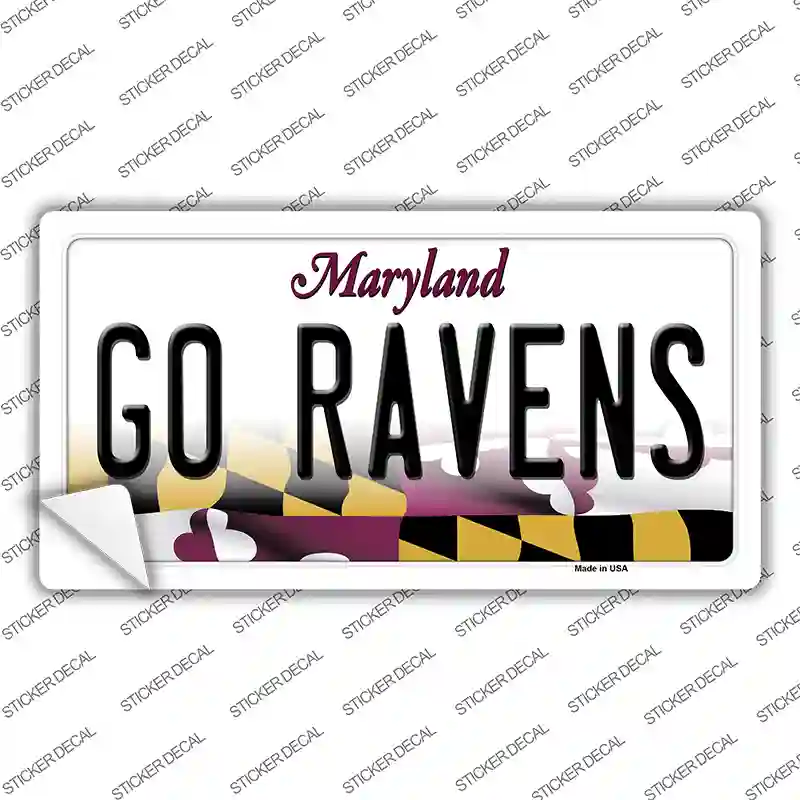 Go Ravens Novelty Sticker Decal Small