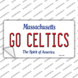 Go Celtics Novelty Sticker Decal Small