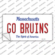 Go Bruins Novelty Sticker Decal Small