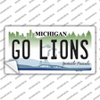 Go Lions Novelty Sticker Decal Small