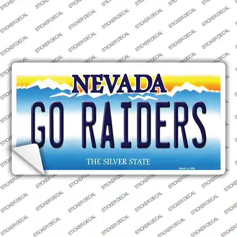 Go Raiders Nevada Novelty Sticker Decal Small