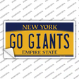 New York Go Giants Novelty Sticker Decal Small