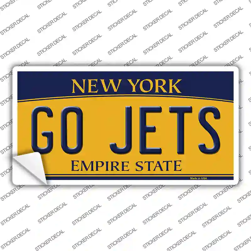 New York Go Jets Novelty Sticker Decal Small