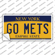 Go Mets Novelty Sticker Decal Small