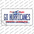 Go Hurricanes Novelty Sticker Decal Small