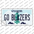 Go Blazers Novelty Sticker Decal Small