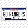 Go Rangers Texas Novelty Sticker Decal Small