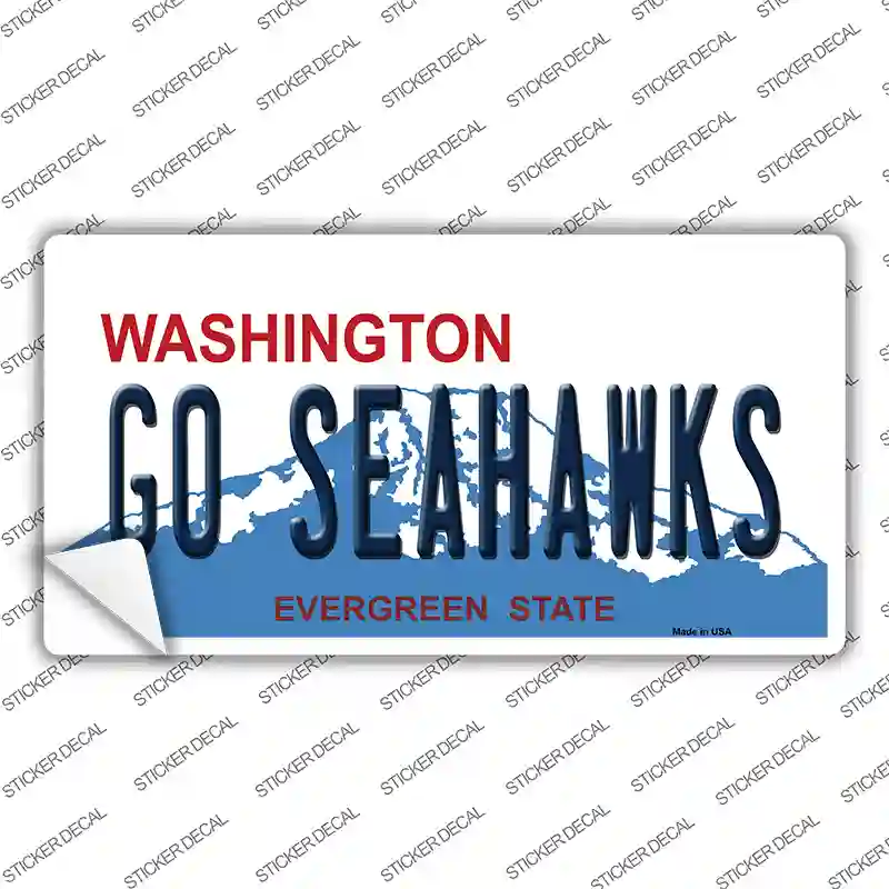 Go Seahawks Novelty Sticker Decal Small