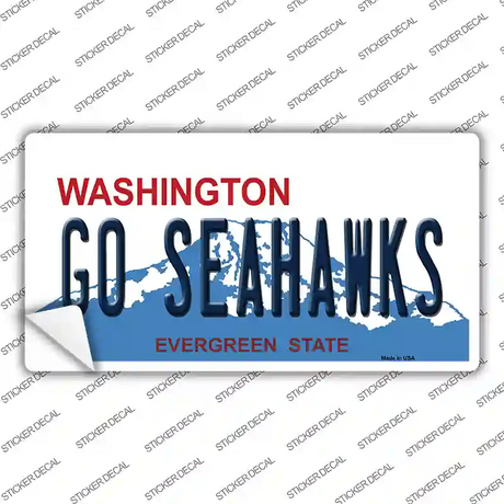 Go Seahawks Novelty Sticker Decal Small