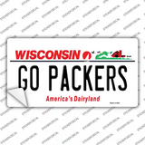 Go Packers Novelty Sticker Decal Small