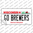 Go Brewers Novelty Sticker Decal Small