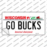 Go Bucks Novelty Sticker Decal Small