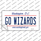 Go Wizards Novelty Sticker Decal Small