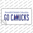 Go Canucks Novelty Sticker Decal Small