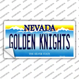 Golden Knights Novelty Sticker Decal Small