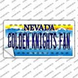 Golden Knights Fan Novelty Sticker Decal Small