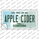 Apple Cider New Hampshire Novelty Sticker Decal Small