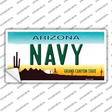 Navy Arizona Novelty Sticker Decal Small