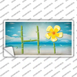 HI Bamboo Novelty Sticker Decal Small