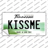 Kiss Me Novelty Sticker Decal Small