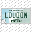 Loudon New Hampshire Novelty Sticker Decal Small