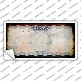 Missouri Bicentennial Rusty Blank Novelty Sticker Decal Small