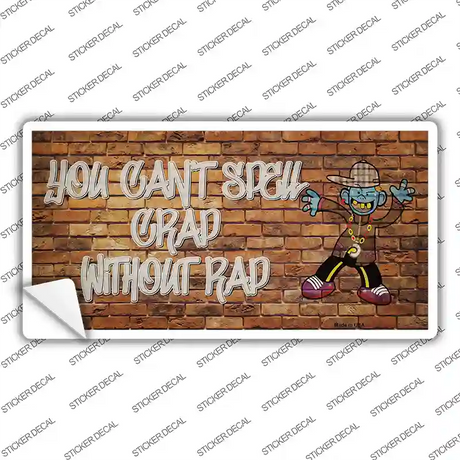 Grad Without Rad Novelty Sticker Decal