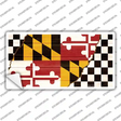 Maryland Racing Flag Novelty Sticker Decal Small