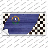 Nevada Racing Flag Novelty Sticker Decal Small