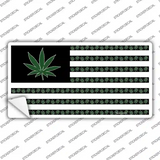 American Weed Novelty Sticker Decal Small