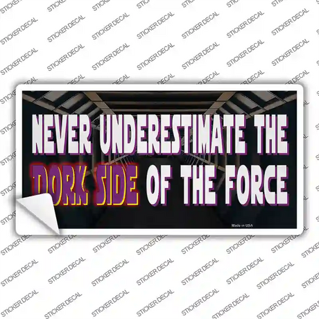 The Dork Side Novelty Sticker Decal