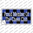 Chess Club Member Novelty Sticker Decal