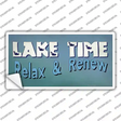 Lake Time Novelty Sticker Decal