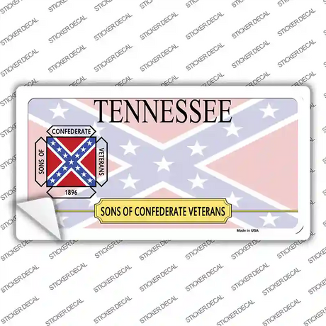 Tennessee Sons Of Confederate Novelty Sticker Decal Small