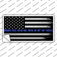 Sheriff Blue Flag Novelty Sticker Decal Small