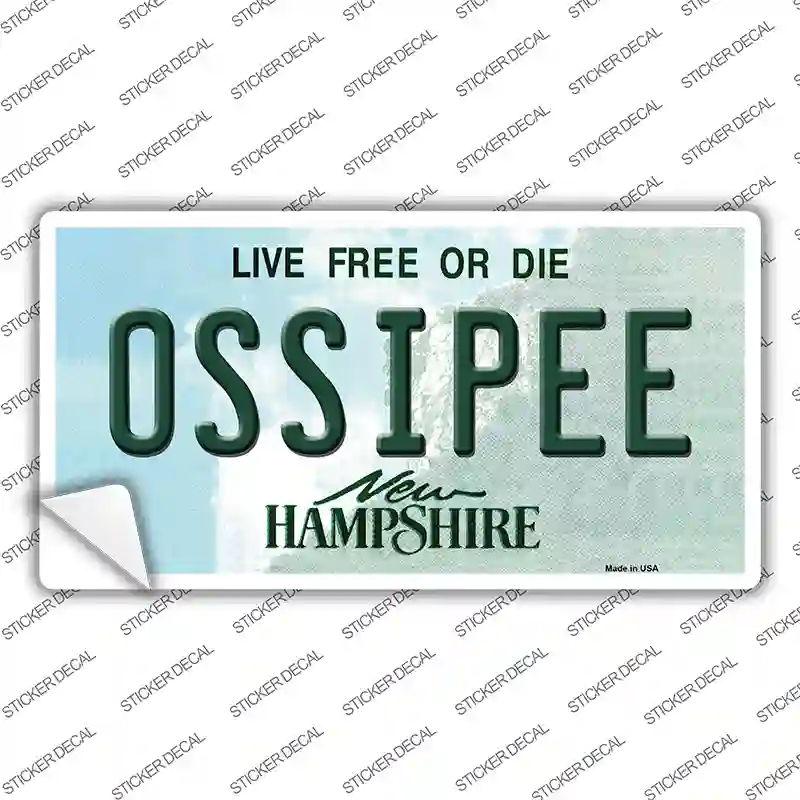 Ossipee New Hampshire Novelty Sticker Decal Small