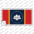 Mississippi Flag Novelty Sticker Decal Small