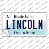 Lincoln Rhode Island Novelty Sticker Decal Small