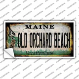 Old Orchard Beach Maine Rusty Novelty Sticker Decal Small