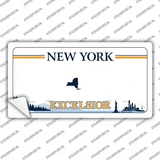 Excelsior New York Blank Novelty Sticker Decal Small