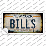 Bills Excelsior New York Rusty Novelty Sticker Decal Small