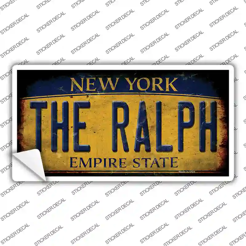 The Ralph New York Rusty Novelty Sticker Decal Small