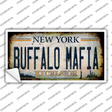 Buffalo Mafia Excelsior New York Rusty Novelty Sticker Decal Small