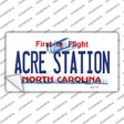 Acre Station North Carolina Novelty Sticker Decal Small