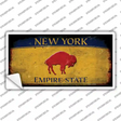 Red Buffalo NY Yellow Rusty Novelty Sticker Decal Small