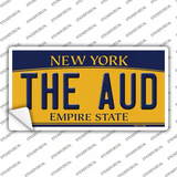 The Aud NY Yellow Novelty Sticker Decal Small